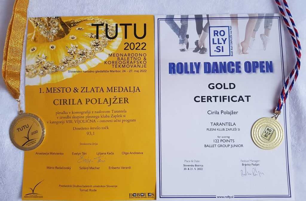 Uspeh naše učenke v baletu