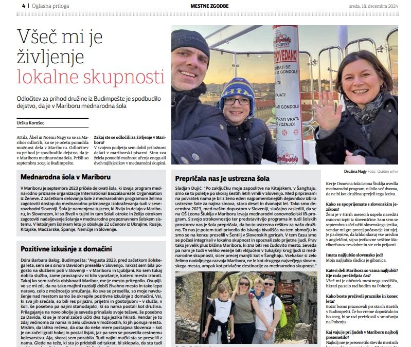 Our parents have told their stories about living and educating their children in Maribor