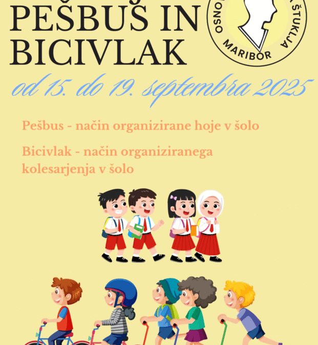Štukljev pešbus in bicivlak