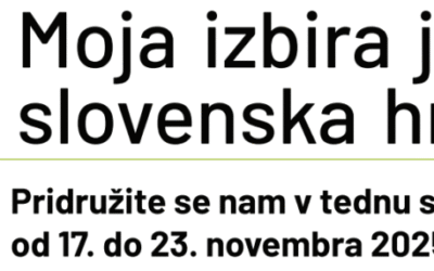 Tradicionalni slovenski zajtrk in teden slovenske hrane
