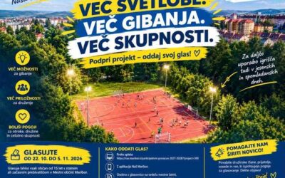 VEČ SVETLOBE. VEČ GIBANJA. VEČ SKUPNOSTI